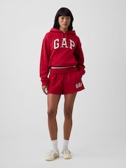 Gap Red Relaxed Gap Logo Hoodie - Image 3 of 5
