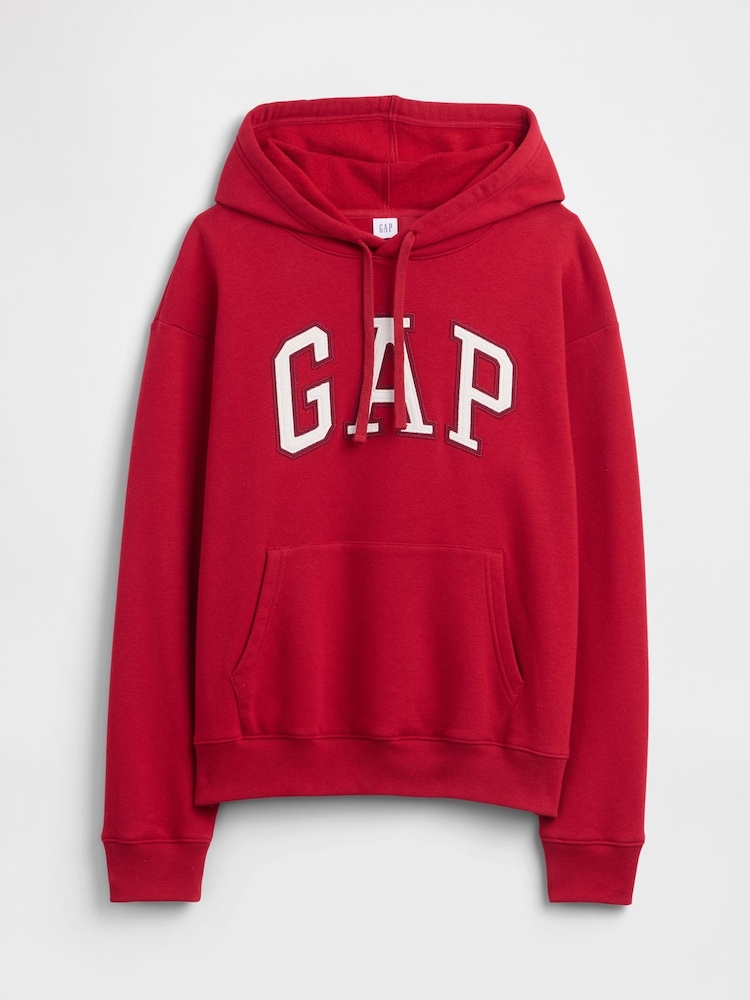 Gap Red Relaxed Gap Logo Hoodie - Image 5 of 5