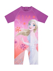 Character Purple Disney Frozen Surfsuit - Image 1 of 10