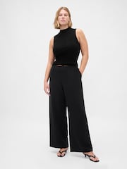 Negro - Gap Easy Wide-Leg Trousers - Imagen 3 de 6