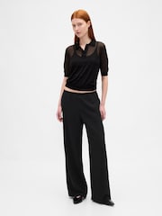 Negro - Gap Easy Wide-Leg Trousers - Imagen 6 de 6
