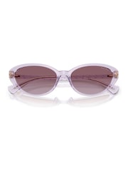 Ralph By Ralph Lauren Purple 0Ra5338U Butterfly Sunglasses - Image 4 of 5