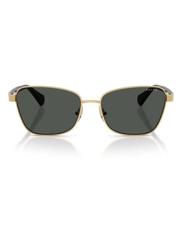 Ralph By Ralph Lauren Gold Ralph 0Ra4149 Irregular Sunglasses - Image 1 of 5 Ralph By Ralph Lauren Gold Ralph 0Ra4149 Irregular Sunglasses - Image 1 of 5