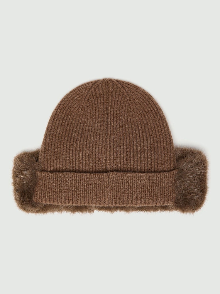 Emme by Marella Brown Oliveto Fluffy Hat - Image 1 of 3