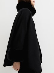 Emme by Marella Amici Fur Cape Poncho - Bild 4 von 6