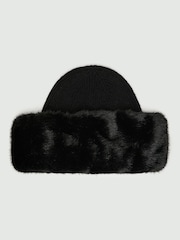 Emme by Marella Black Oliveto Fluffy Hat - Image 1 of 3