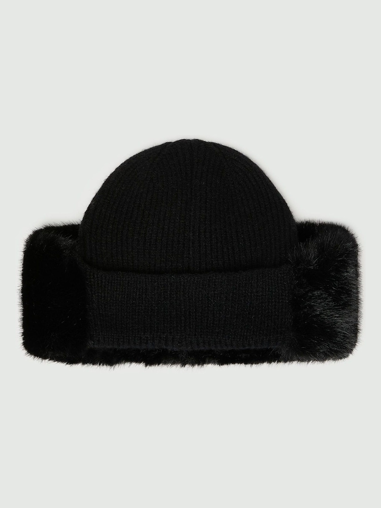 Emme by Marella Black Oliveto Fluffy Hat - Image 3 of 3
