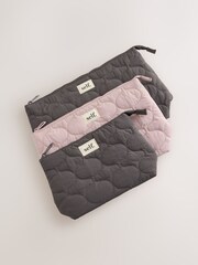 self. Quilted Travel Pouch 3 Pack - Bild 1 von 4