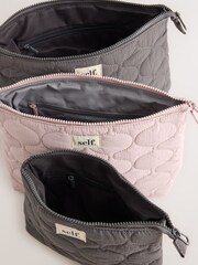 self. Quilted Travel Pouch 3 Pack - Bild 4 von 4