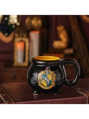 Harry Potter Black Back To Hogwarts Cauldron Mug - Hufflepuff - Image 1 of 5