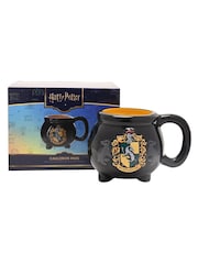 Harry Potter Black Back To Hogwarts Cauldron Mug - Hufflepuff - Image 4 of 5