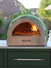 DeliVita Emerald Green Dual Fuel Pizza Oven - Image 1 of 6
