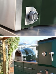 DeliVita Emerald Green Dual Fuel Pizza Oven - Image 3 of 6