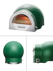 DeliVita Emerald Green Dual Fuel Pizza Oven - Image 6 of 6
