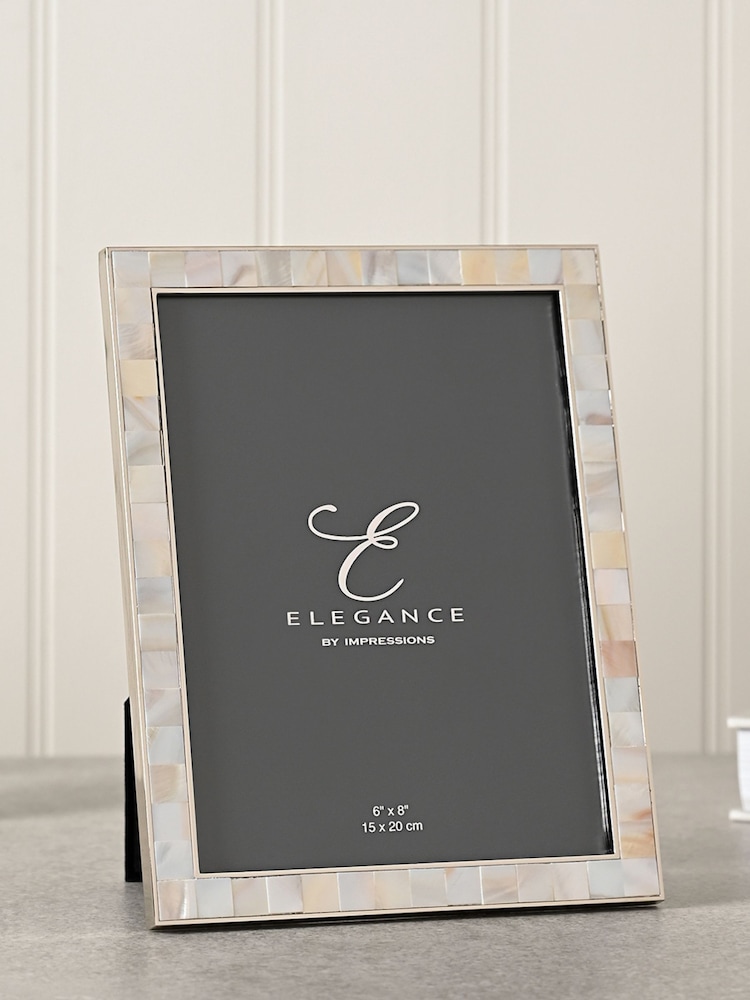 Widdop White Metal & Mother of Pearl Frame - Image 2 of 7 Widdop White Metal & Mother of Pearl Frame - Image 2 of 7