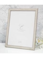 Widdop Cream Metal Plated Faux Shagreen Photo Frame - Image 1 of 4