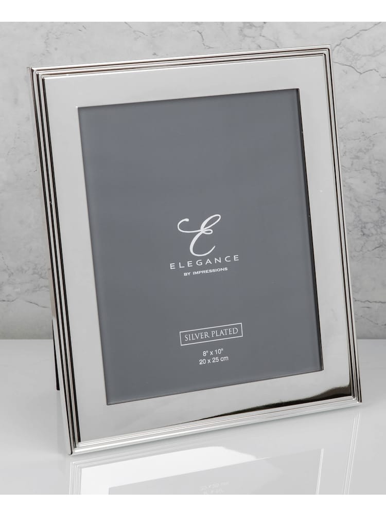 Widdop Silver Plated Rib Edge Frame - Image 1 of 5