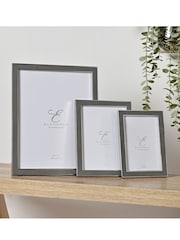 Widdop Grey Metal Plated Faux Shagreen Photo Frame - Image 4 of 5