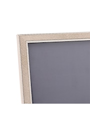 Widdop Silver Metal Plated Faux Shagreen Photo Frame - Image 3 of 6