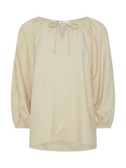Long Tall Sally Nude Boho Linen Blend Top - Image 6 of 6