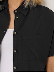 Negro - Camisa de manga corta de Long Tall Sally - Imagen 4 de 5
