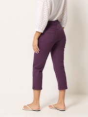 M&Co Purple Ankle Grazer Jeans - Image 3 of 5
