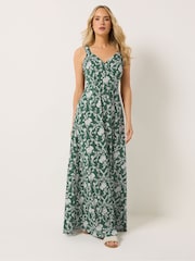 Long Tall Sally Green Floral Sleeveless Maxi Dress - Image 1 of 5
