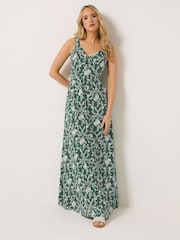 Long Tall Sally Green Floral Sleeveless Maxi Dress - Image 2 of 5