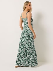 Long Tall Sally Green Floral Sleeveless Maxi Dress - Image 3 of 5