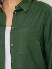 Verde - Camisa de manga larga de Long Tall Sally - Imagen 4 de 5