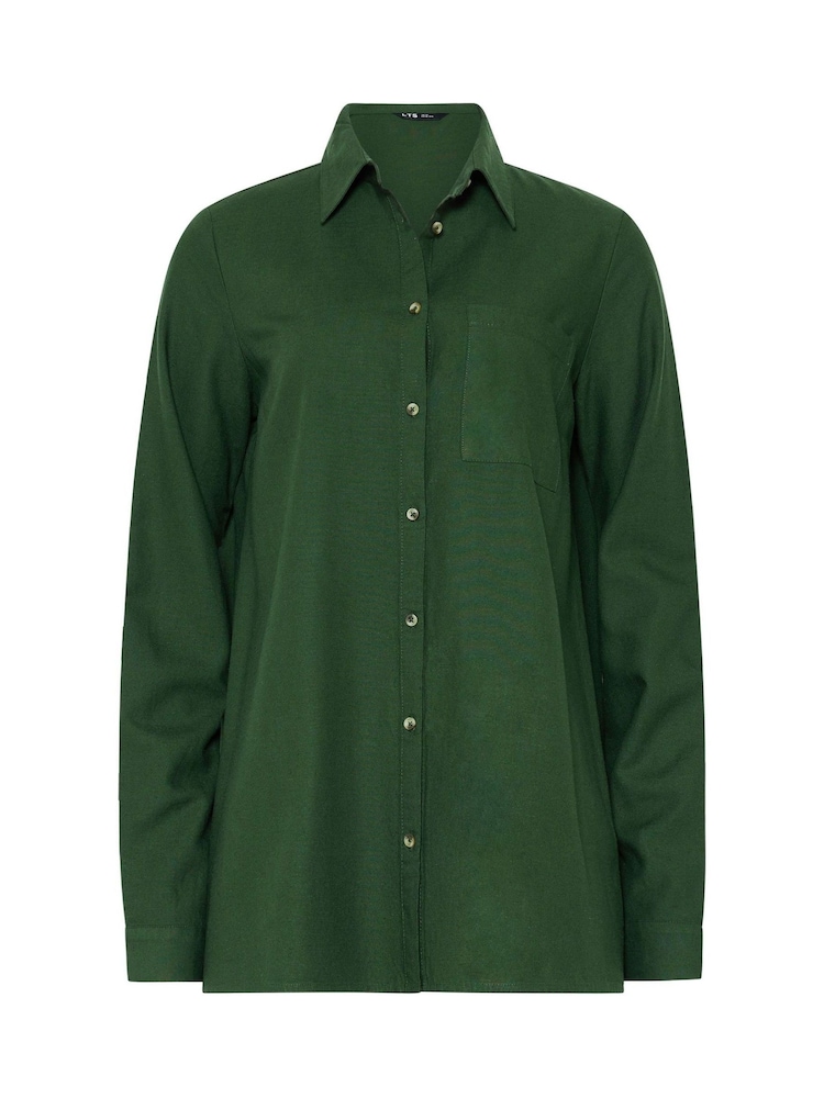 Verde - Camisa de manga larga de Long Tall Sally - Imagen 5 de 5