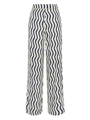 Long Tall Sally Blue Squiggle Print Trousers - Image 5 of 5