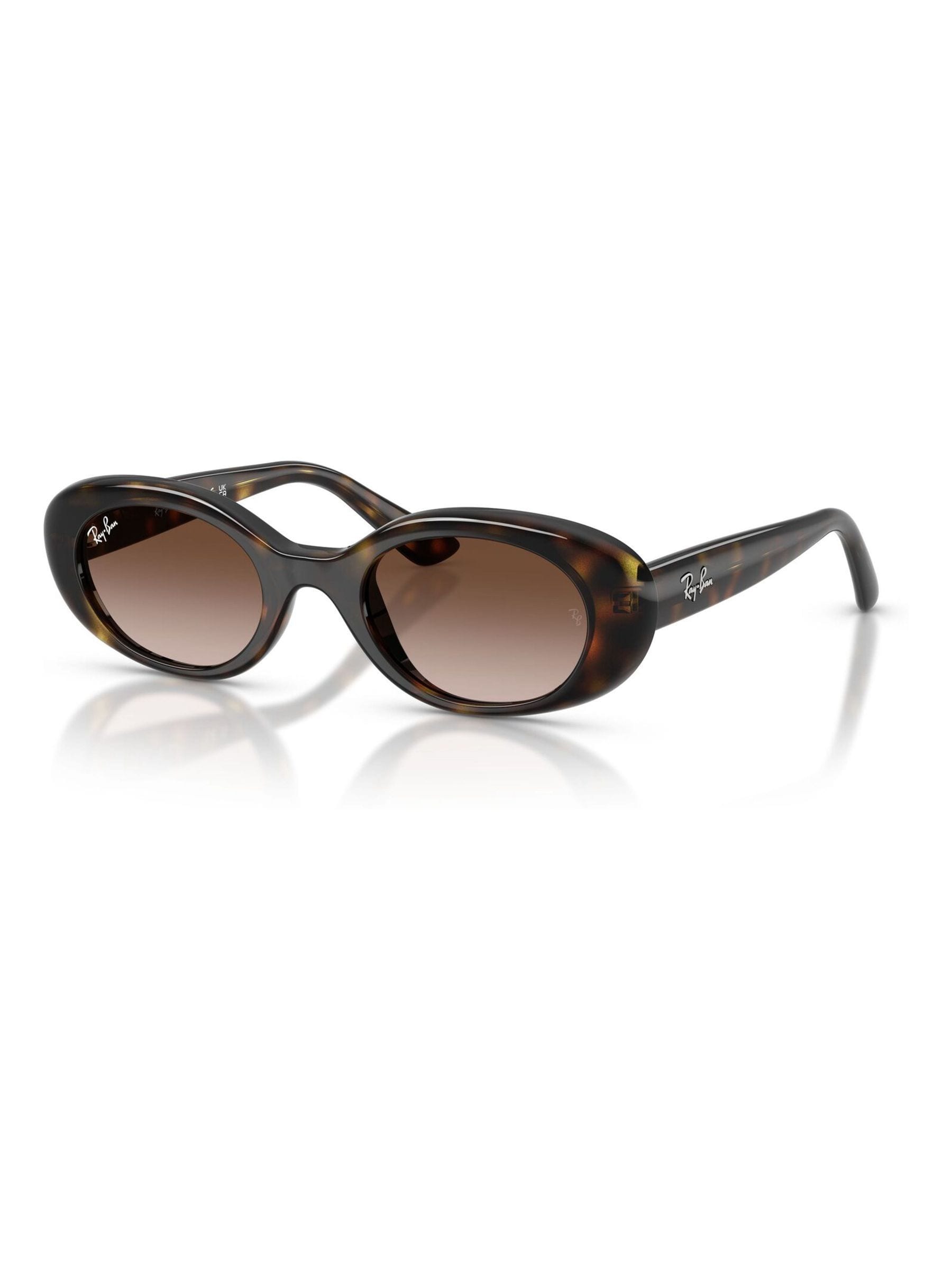 Ray-Ban Girls Brown Ray-Ban Junior 0Rj9141s Oval Sunglasses - Image 1