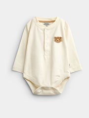 Jojo Maman Bébé Natural Bear 2-Pack Printed Bodysuits - Image 3 of 7