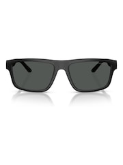 Emporio Armani Black Emporio Armani 0Ea4244U Rectangle Sunglasses - Image 4 of 6