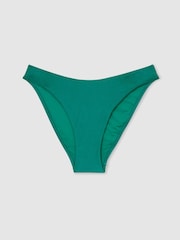 Bas de bikini fixe sur les côtés Reiss Carina scintillant - Image 2 de 6