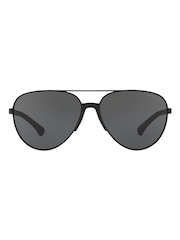 Emporio Armani Black Emporio Armani 0Ea2059 Pilot Sunglasses - Image 1 of 8