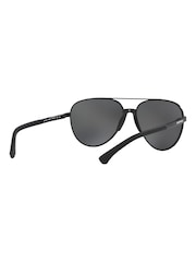 Emporio Armani Black Emporio Armani 0Ea2059 Pilot Sunglasses - Image 2 of 8