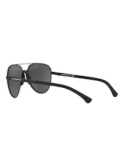 Emporio Armani Black Emporio Armani 0Ea2059 Pilot Sunglasses - Image 3 of 8