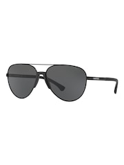 Emporio Armani Black Emporio Armani 0Ea2059 Pilot Sunglasses - Image 8 of 8