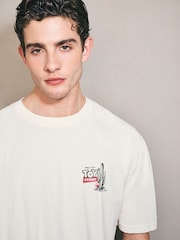 Бежевый/белый - Свободная футболка Toy Story - Изображение 5 10