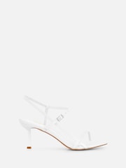 Simmi London White Darla Strappy Slingback Heeled Sandals - Image 2 of 4
