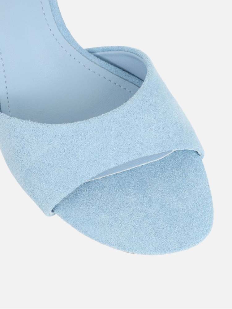 Simmi London Blue Hux Mules - Image 4 of 4