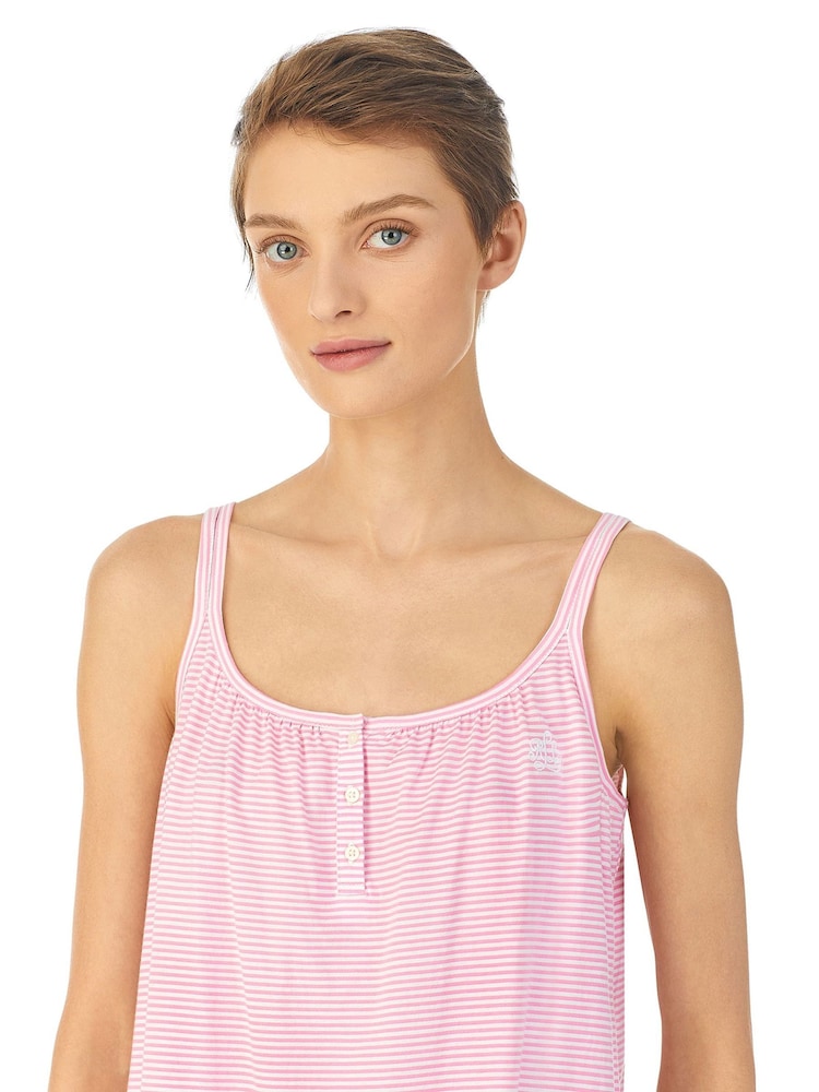 Lauren Ralph Lauren חלוק שינה סרוג קלאסי עם כתפיות כפולות - תמונה 3 מתוך 3 Lauren Ralph Lauren חלוק שינה סרוג קלאסי עם כתפיות כפולות - תמונה 3 מתוך 3