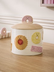 Natural Biscuit Character Ceramic Trinket Pot - Image 1 of 6