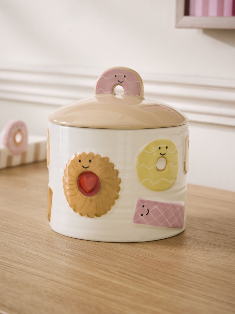 Natural Biscuit Character Ceramic Trinket Pot - Image 1 of 6 Natural Biscuit Character Ceramic Trinket Pot - Image 1 of 6