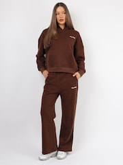 Simmi London Brown Marilyn Studios Bubble Print Hoodie - Image 2 of 5