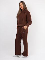 Simmi London Brown Marilyn Studios Bubble Print Hoodie - Image 3 of 5