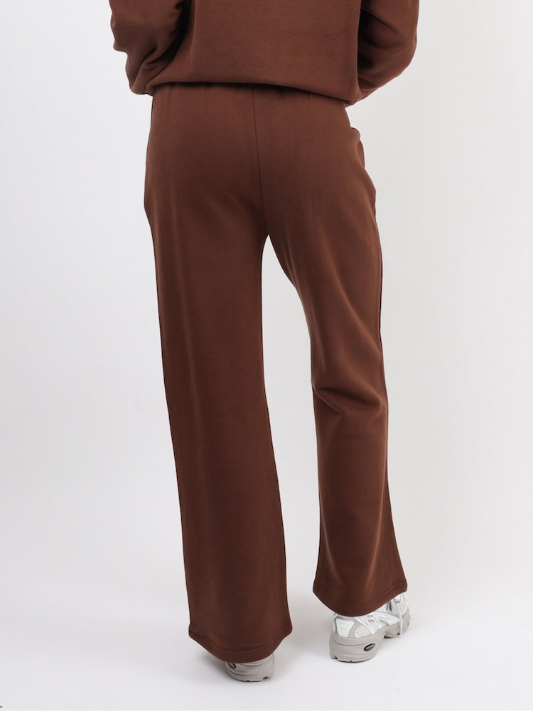 Simmi London Brown Milan Studios Bubble Print Joggers - Image 4 of 4