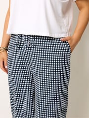 Yours Curve Blue Sun Print Jersey Culottes - Image 4 of 5